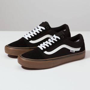 Vans Bayan Spor Ayakkabı Old Skool Pro Siyah/Beyaz | 22615-477